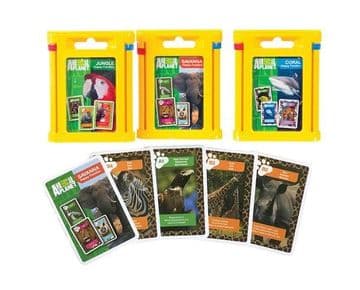 Kids Animal Fact Cards - Jungle, Savanna & Coral