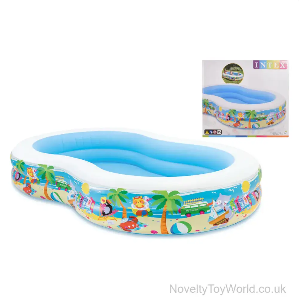 Kids Seaside Large Paddling Pool - 2.6m | Wholesale Swimming Pools For ...
