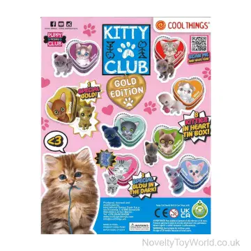 Kitten Figurine in Tin Gold Edition in Vending Capsule (50mm)