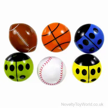 Ladybird & Sports Ball Pull Back Toys Assortment