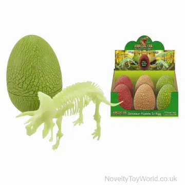 Large Dinosaur Egg - Glow In The Dark Skeleton