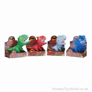 Large Head Cartoon Dinosaur Toy - 4 Assorted