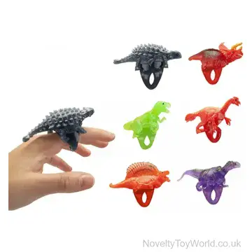 Large Light Up Dinosaur Ring For Kids (7cm)