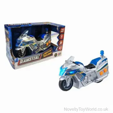 Large Police Motorbike with Lights & Sound - Teamsterz Wholesale