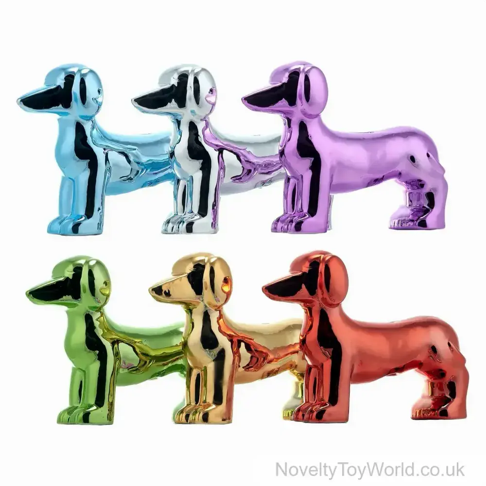Wholesale Large Sausage Dog Money Box 6 Assorted Colours Pocket