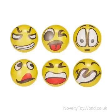 Large Smile Face Emoji Stress Ball (10cm)