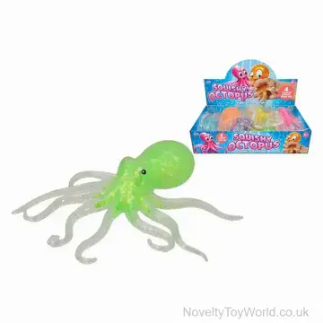 Large Squishy Stress Toy Octopus (18cm)