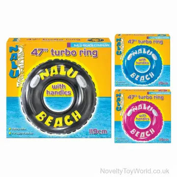 Large Swim Ring Inflatable Tube - With Handles (119cm)