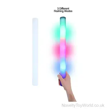LED Flashing Foam Glow Stick (48cm x 4cm)