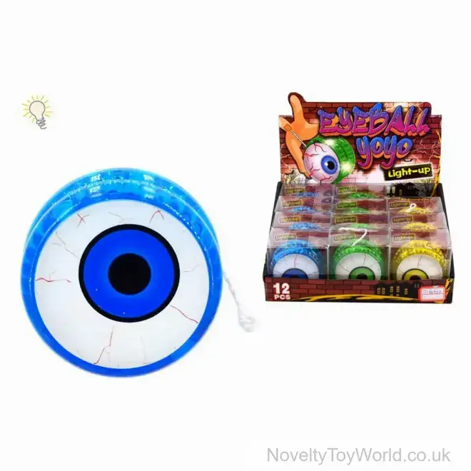 Light Up Eye Ball Yo Yo (6cm) | Wholesale Pocket Money Toys For Kids UK