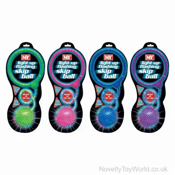 Light Up Flashing Skip Ball on Rope