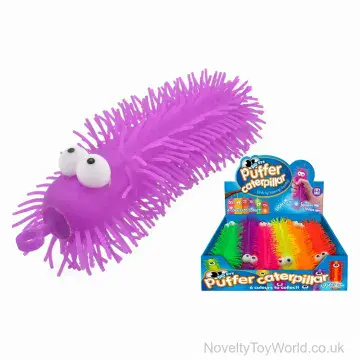Light Up Puffer Caterpillar Large - Assorted Colours