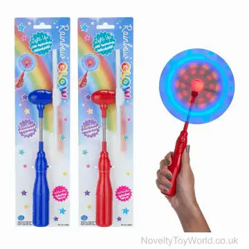 Light Up Spinning Wand Toy (25cm)