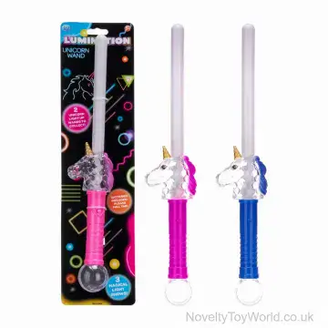 Light Up Unicorn Wand - 2 Assorted (38cm)