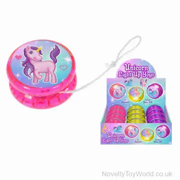 Light Up Unicorn Yo-Yo - 3 Assorted Colours (6cm)