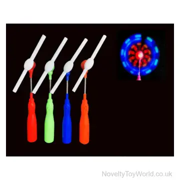 Light Up Windmill Spinner Wand (32cm)