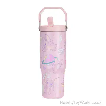 Lilo & Stitch Angel Pink Tumbler Water Bottle (30oz)