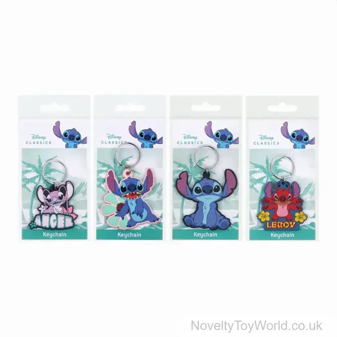 Lilo & Stitch Characters Disney Classics Keyrings - 4 assorted | Disney Wholesale