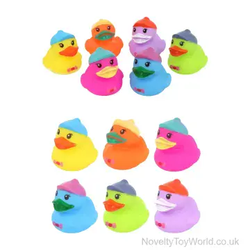 Little Rubber Duckies With Hat & Bowtie (5cm)