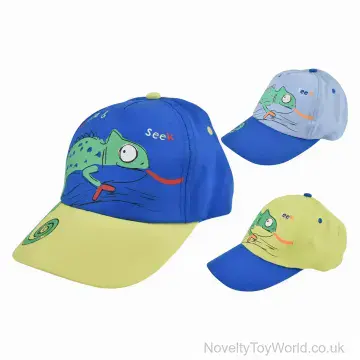 Lizard Baseball Cap 3 Assorted - Child Size