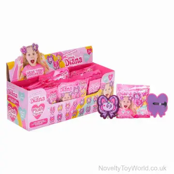 Love Diana Plush Clip-ons in Surprise Bag - 14 Assorted