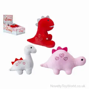 Love Heart Dino Plushies - Small (13cm)