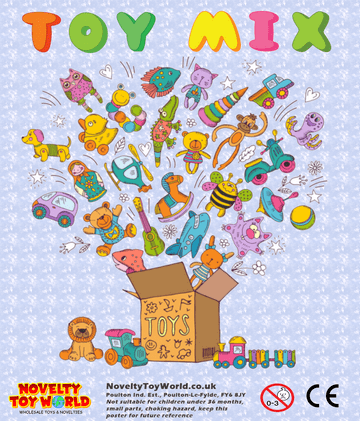 Lucky Dip Toy Mix - 95mm Large Vending Capsule