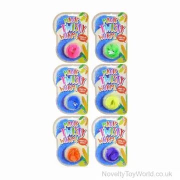 Magic Twisty Worms Assorted Colours