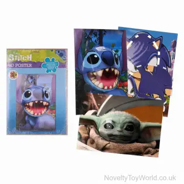 Make Your Own 3D Poster - The Mandalorian, Sonic, Stitch