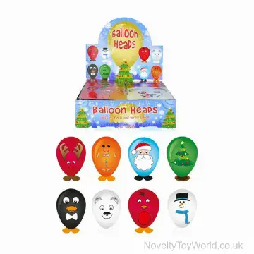 Make Your Own Christmas Novelty Balloon Heads