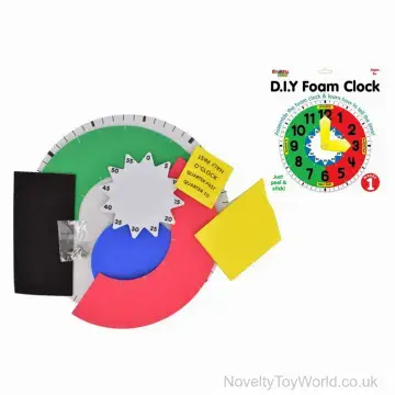 Make Your Own DIY Foam Clock - Age 6+