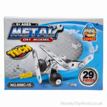 Make Your Own Metal Vehicle Model - 4 Assorted