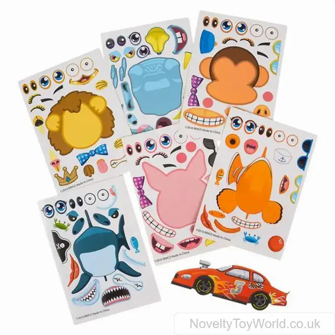 Wholesale | Make Your Own Stickers Assortment (10x15cm) | Bulk Buy Novelty Stickers