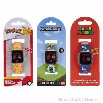 Mario, Minecraft, Pokémon Assorted Digital LED Watch