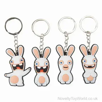 Mario Rabbids PVC 2D Keyring - 4 Assorted (6cm)