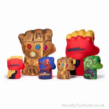 Marvel Avenger Novelty Gloves - 4 Assorted (27cm)