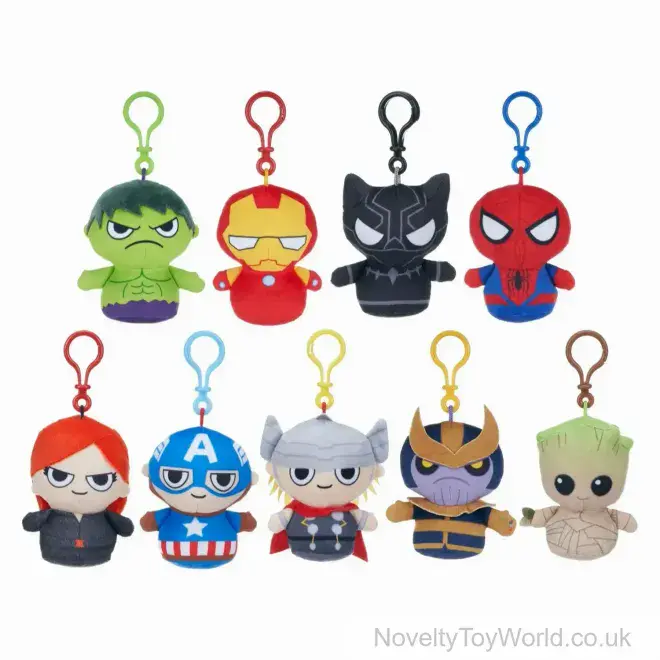 Marvel Avenger Plush Buddy Bag Clips for Kids (9cm) | Wholesale Soft Toys