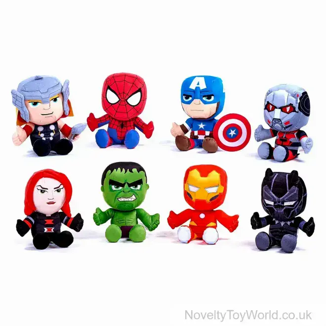 Marvel Avengers Soft Plush Toy - 6 Assorted (22cm) | Wholesale Marvel Toys UK