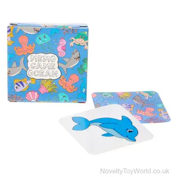Matching Pairs Sea Animal Memory Game For Kids Party Bags (28 Cards)