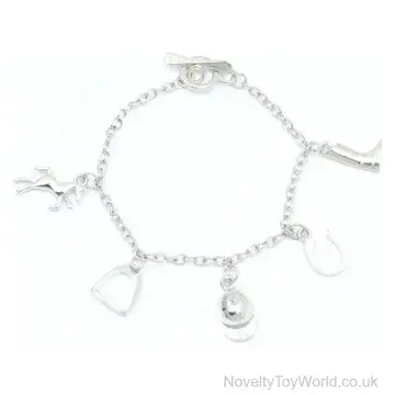 Metal Horse Bracelet For Girls With Charms