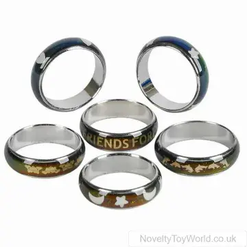 Metal Novelty Mood Rings - Various Patterns