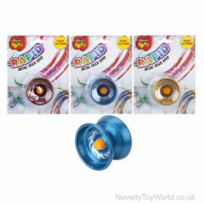 Metal Trick Yo-Yo on Header Card