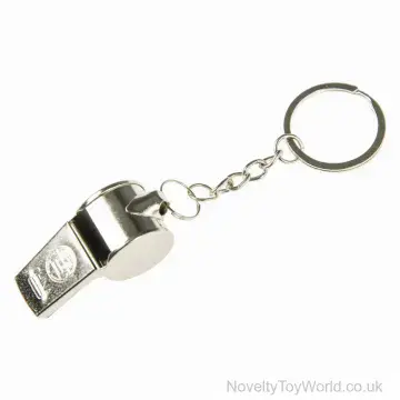 Metal Whistle Keyring (4cm)