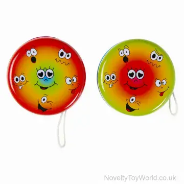 Metal Yo-Yo Emoji Smile Faces Theme (5cm)