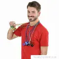 Metallic Beer Mug Necklace (84cm) | Wholesale Fancy Dress Necklaces UK
