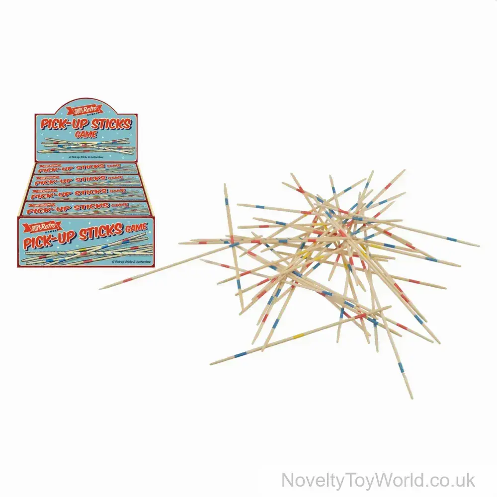 Mikado Pick Up Sticks Game 41 Sticks & Instructions Wholesale