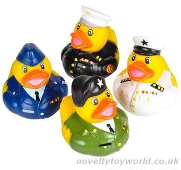 Military Armed Forces Novelty Rubber Ducks Collection (5cm)
