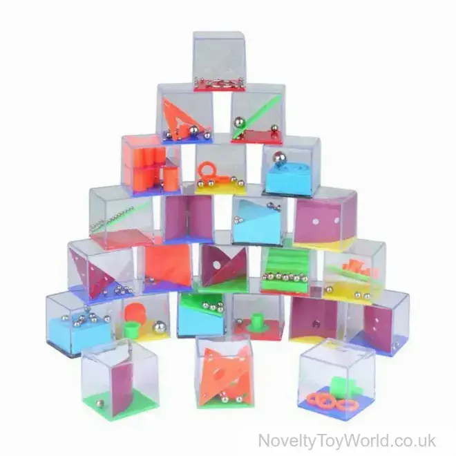 Mind Tease Puzzle Game Cubes - Assorted Cubes (4cm) | Wholesale Party Bag Fillers
