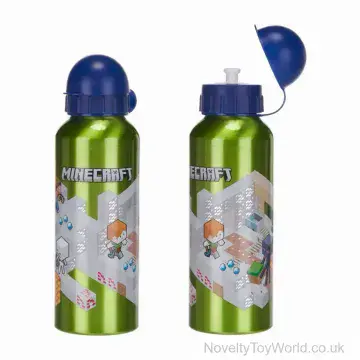 Minecraft Aluminium Metal Water Bottle (530ml)