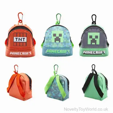 Minecraft Micro Backpack with Carabiner Clip (10cm)